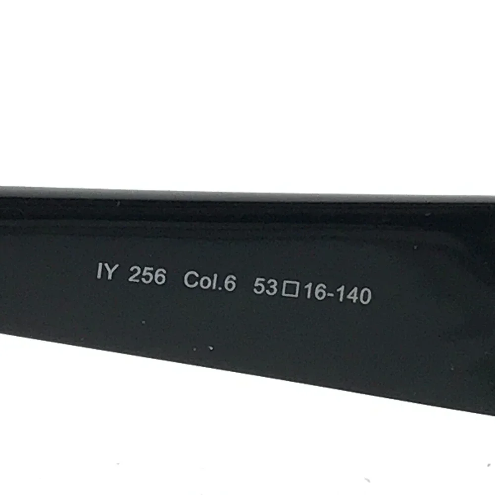 Iyoko-Inyake Eyeglasses Frames IY256 Col.6 Black Rectangular Full Rim 53-16-140